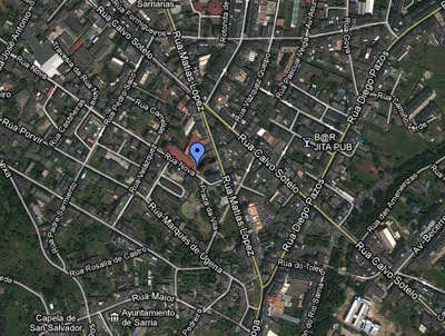 Mapa localización despacho Santiago de Compostela